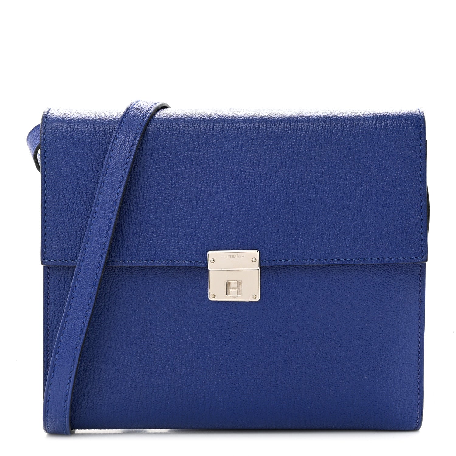 Hermes Chevre Mysore Clic 16 Wallet Bleu Electrique 1 of 10