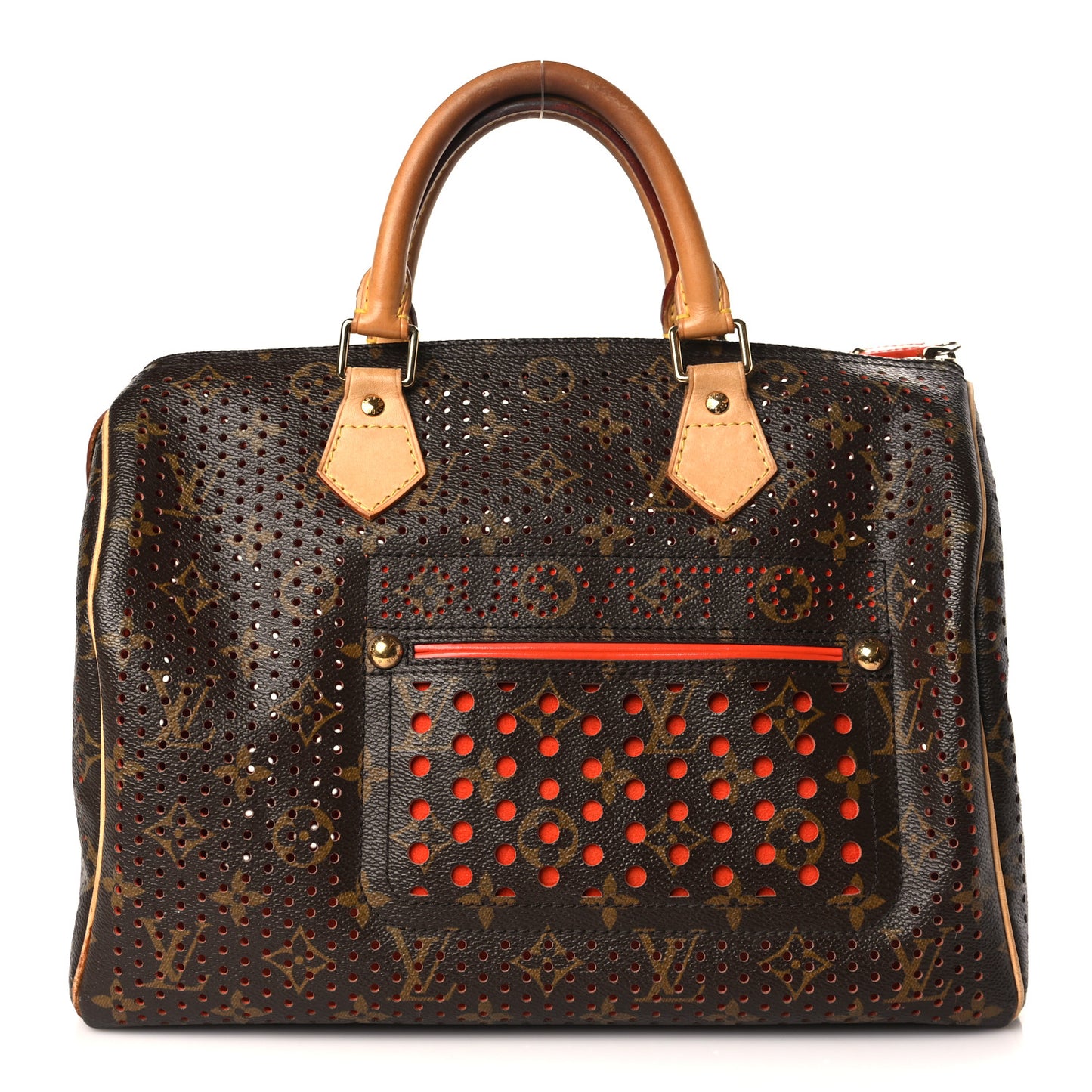 Monogram Perforated Speedy 30 Orange