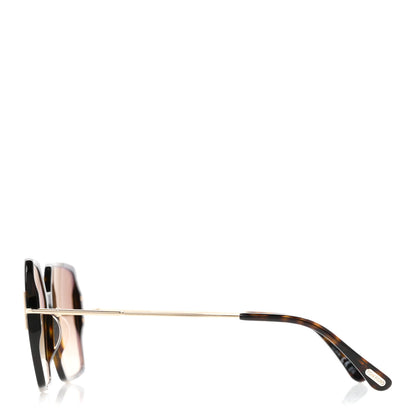 Tom Ford Polarized Joanna Sunglasses TF 1039-F Tortoise 3 of 8