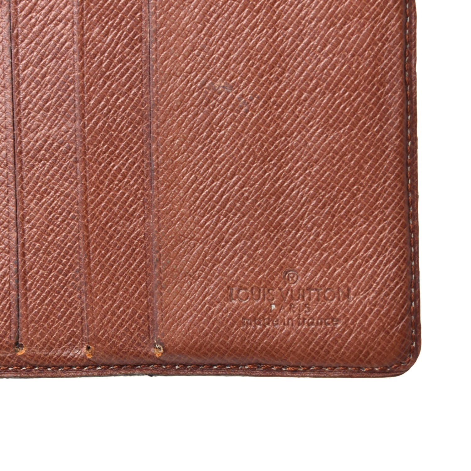 Louis Vuitton Monogram Billfold Wallet 6 Credit Card Slots 6 of 7