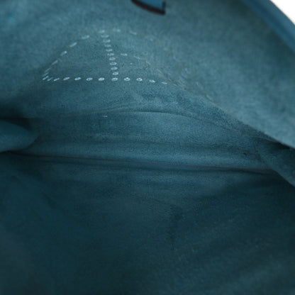 Hermes Taurillon Clemence Evelyne III PM Bleu Du Nord 5 of 9