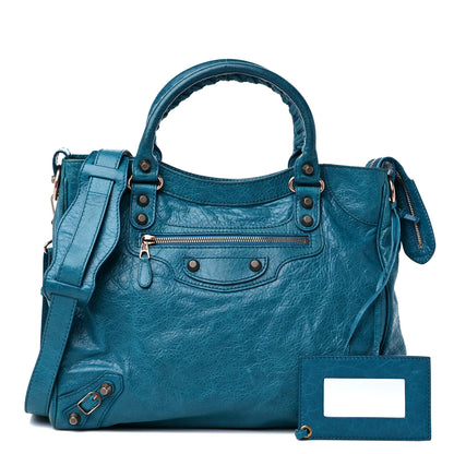 Balenciaga Agneau Giant 12 Rose Gold Hardware Velo Lagon 1 of 16