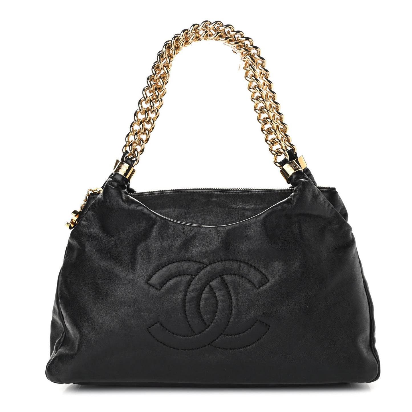 Calfskin Rodeo Drive Hobo Black
