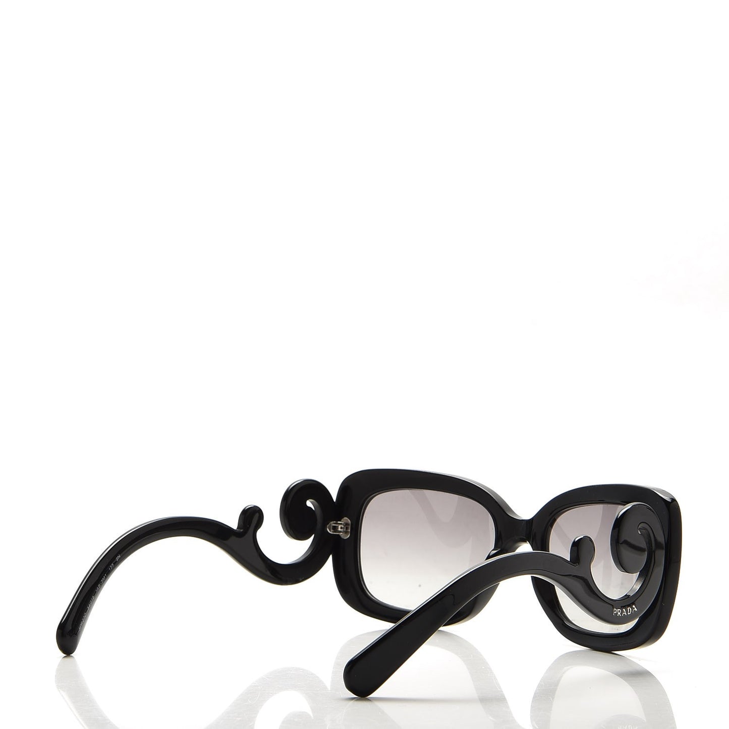 Acetate Baroque Sunglasses SPR 27O Black