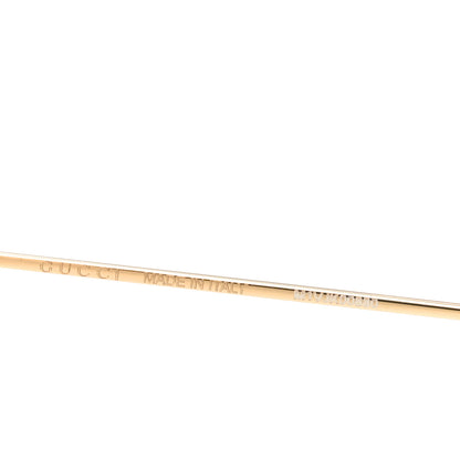 Gucci Metal Pearl Cat Eye Sunglasses GG0364S Gold 5 of 7