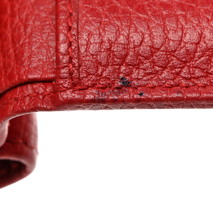 Gucci Dollar Calfskin GG Marmont Wallet Hibiscus Red 11 of 13