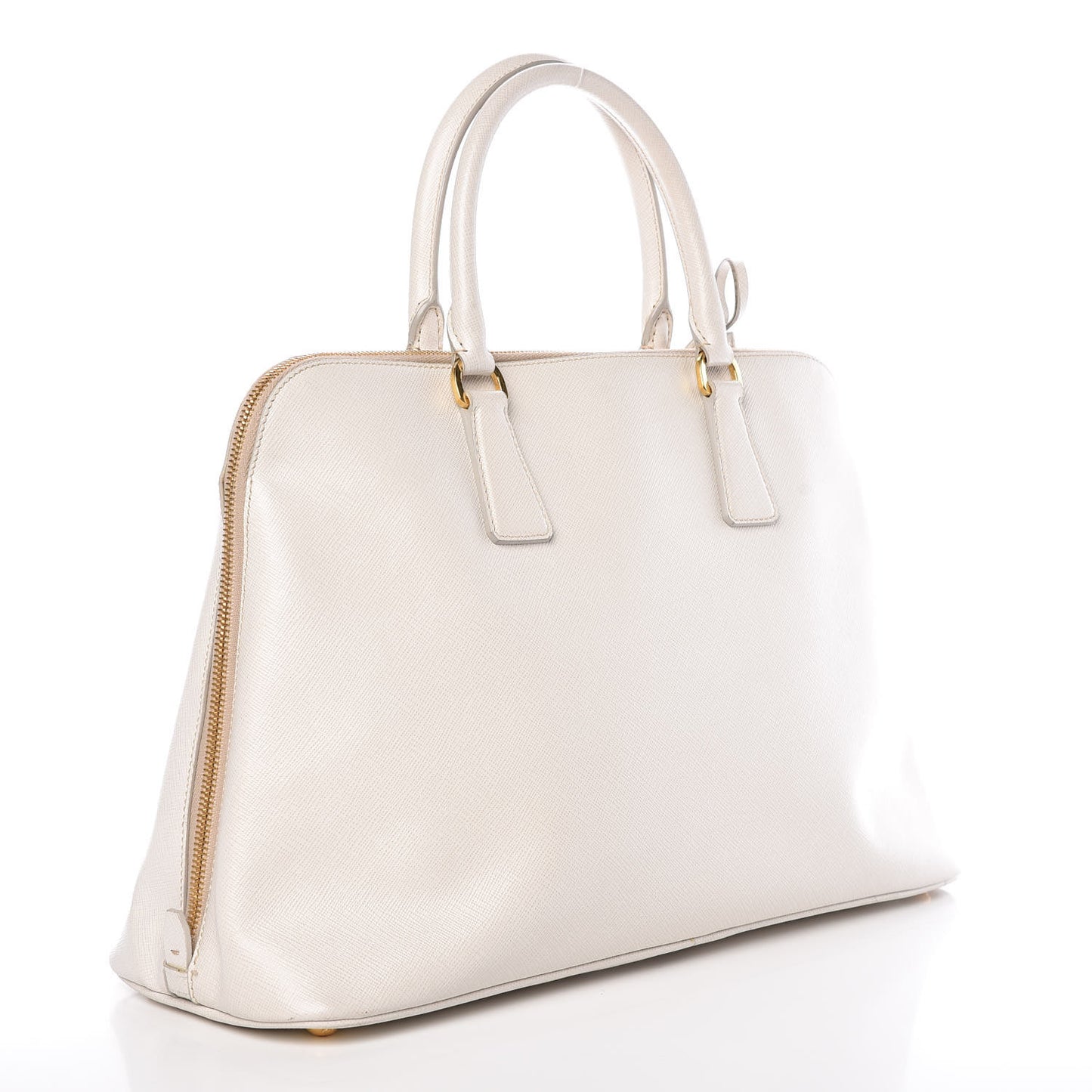 Saffiano Lux Large Promenade Tote Talco