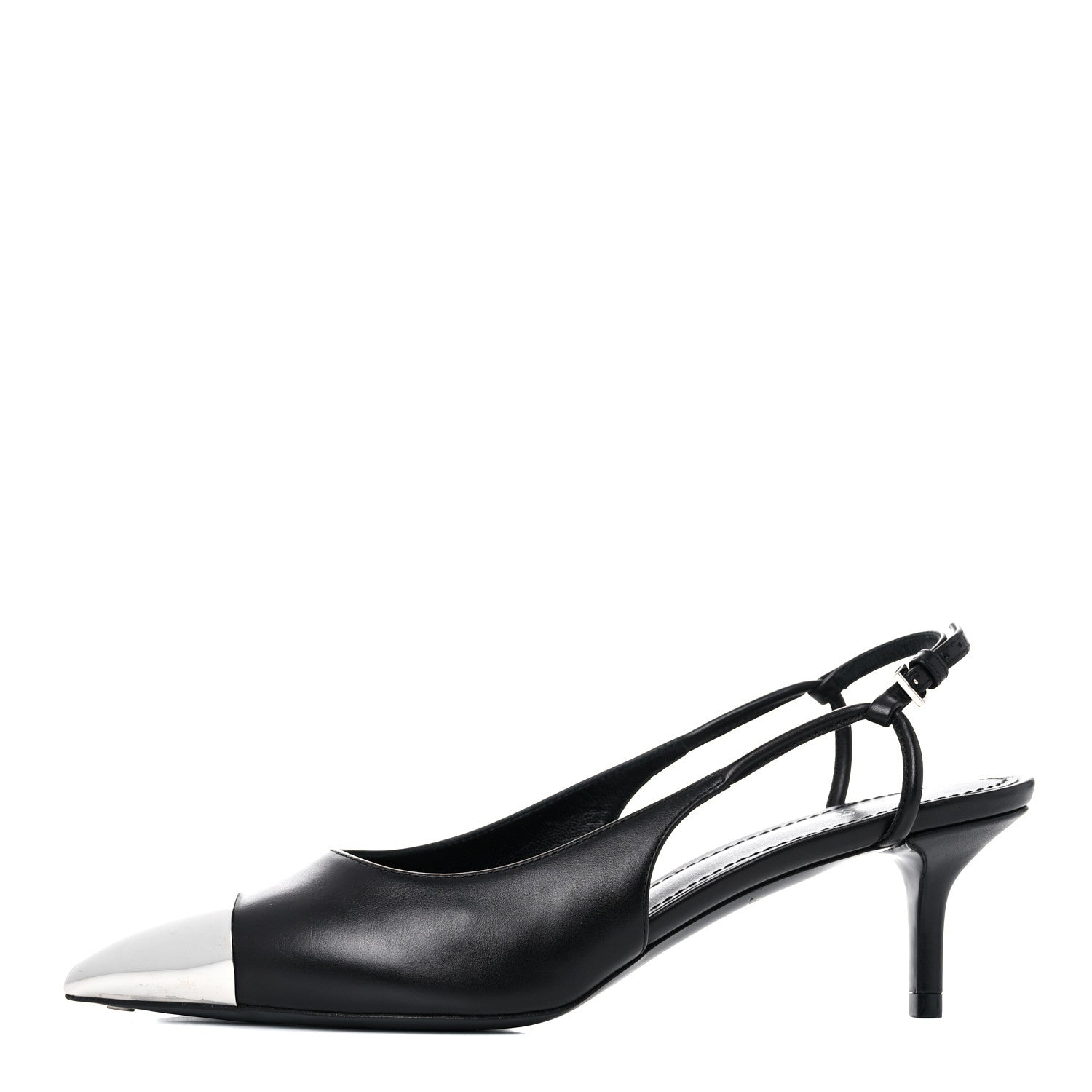 Louis Vuitton Calfskin Urban Twist Slingback Pumps 36 Black 1 of 8