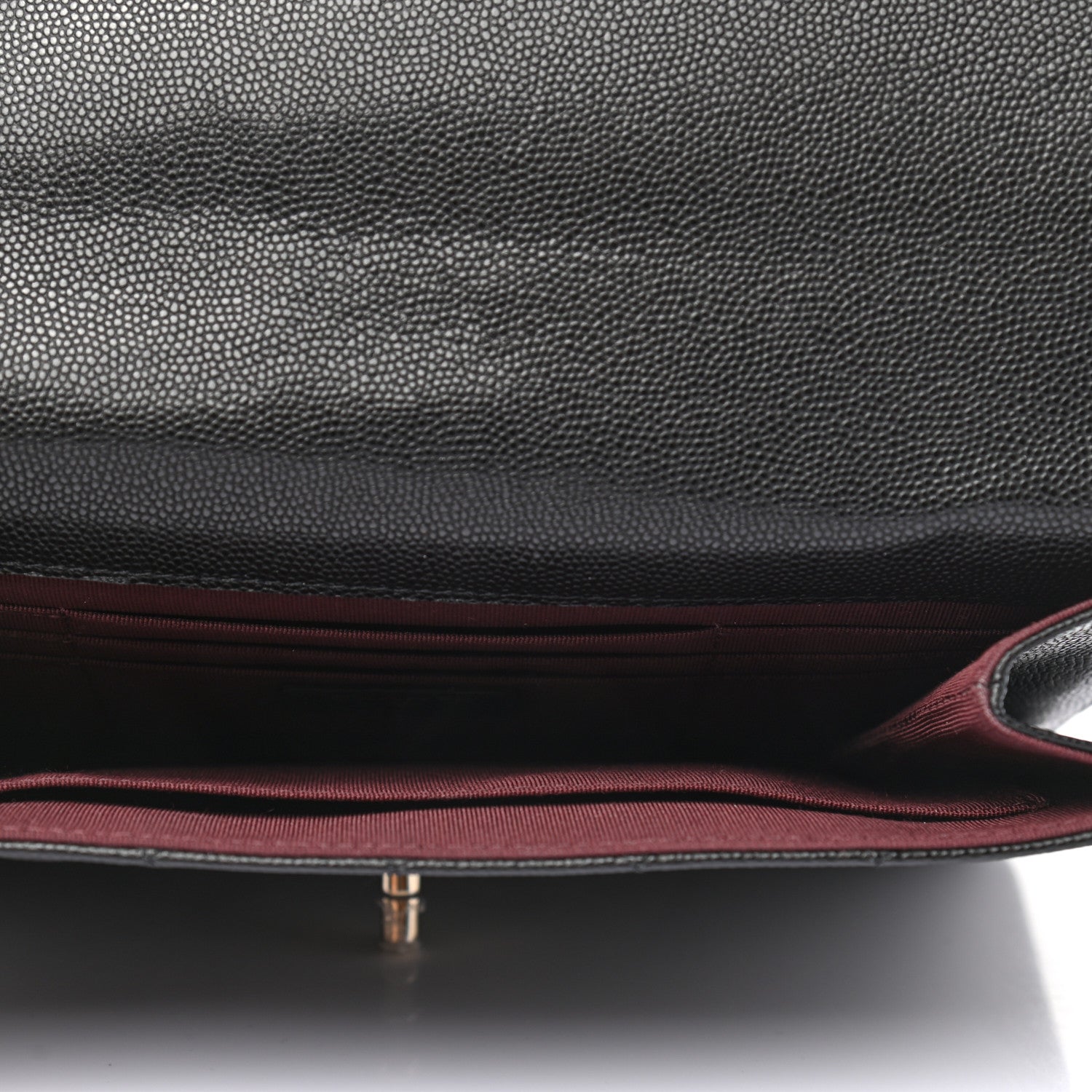 Chanel Caviar Quilted Square Flap Clutch Black 5 of 7