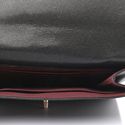 Chanel Caviar Quilted Square Flap Clutch Black 5 of 7