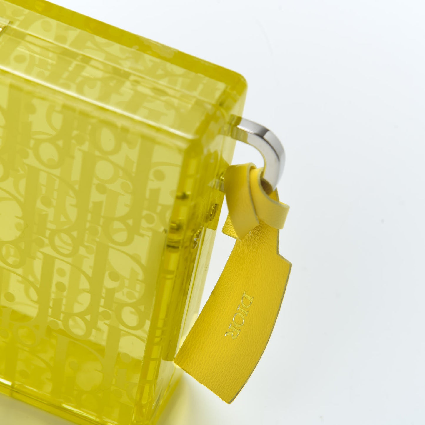 X RIMOWA Plexiglass Pouch Translucent Yellow