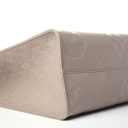 Louis Vuitton Empreinte Monogram Giant Onthego MM Tourterelle 10 of 12