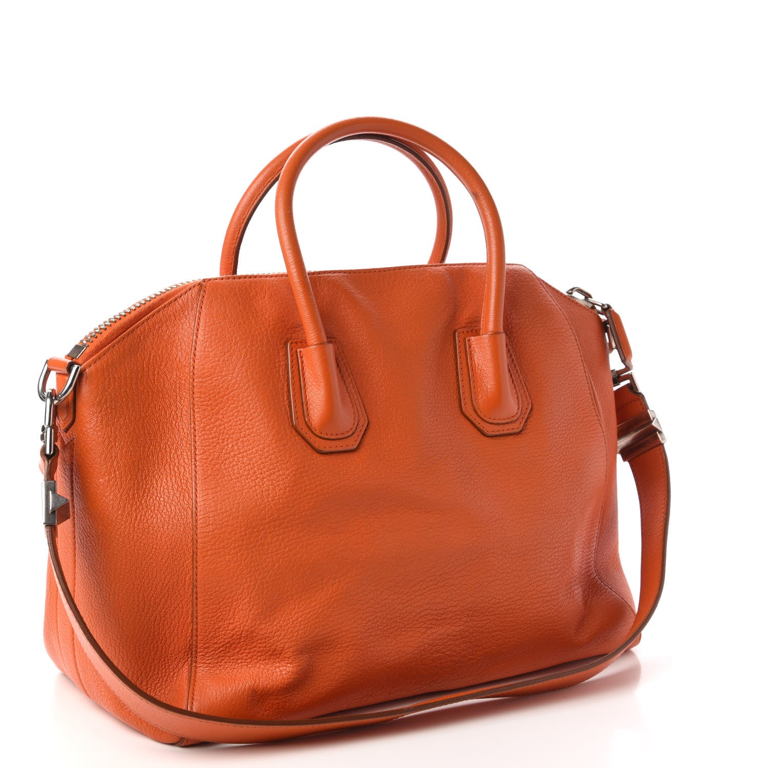 Givenchy Sugar Goatskin Medium Antigona Orange 3 of 13