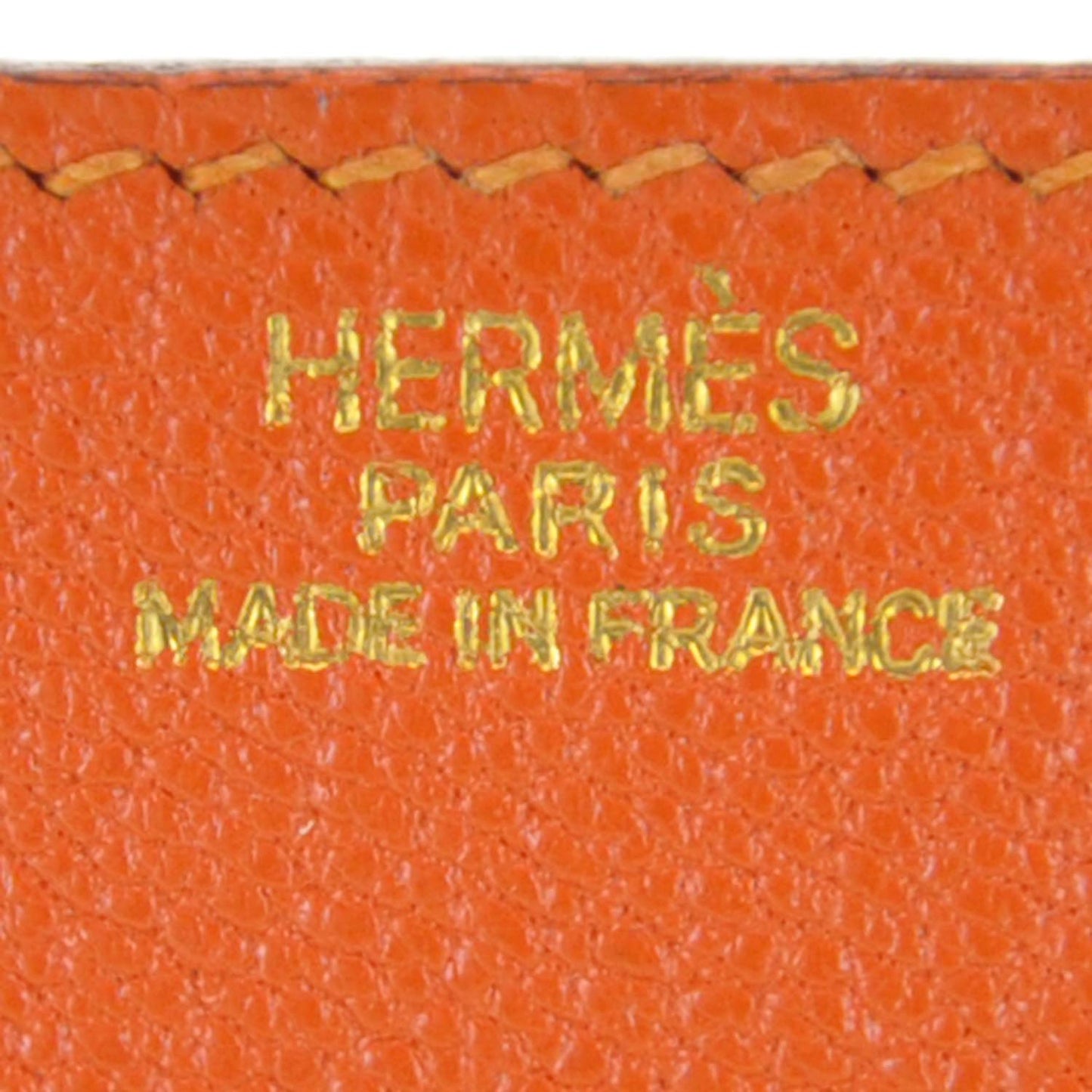 Chevre Le 24 Coin Purse Orange