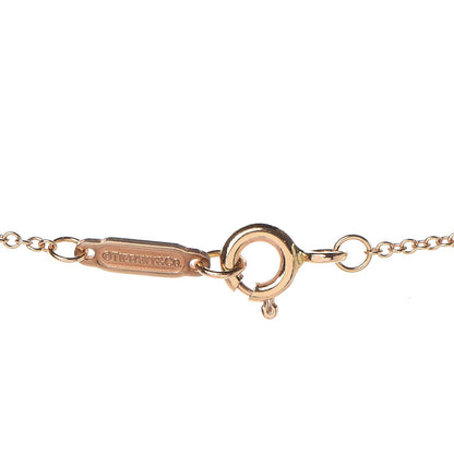 Tiffany 18K Yellow Gold Mini Heart Key Pendant Necklace 6 of 8