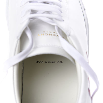 Givenchy Calfskin Logo Womens Urban Street Sneakers 38 White Red 9 of 12