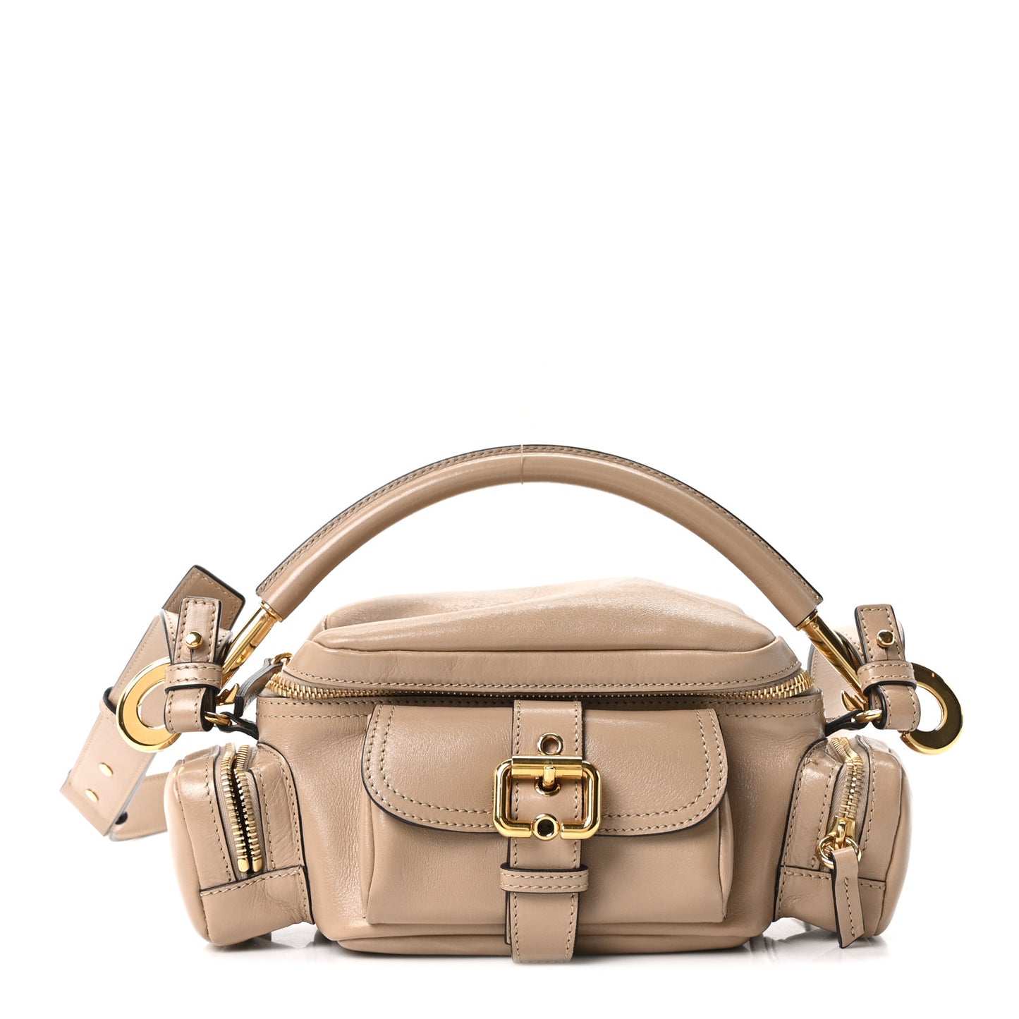 Shiny Buffalo Small Double Carry Camera Bag Mushroom