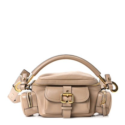 Chloe Shiny Buffalo Small Double Carry Camera Bag Mushroom 1 of 10
