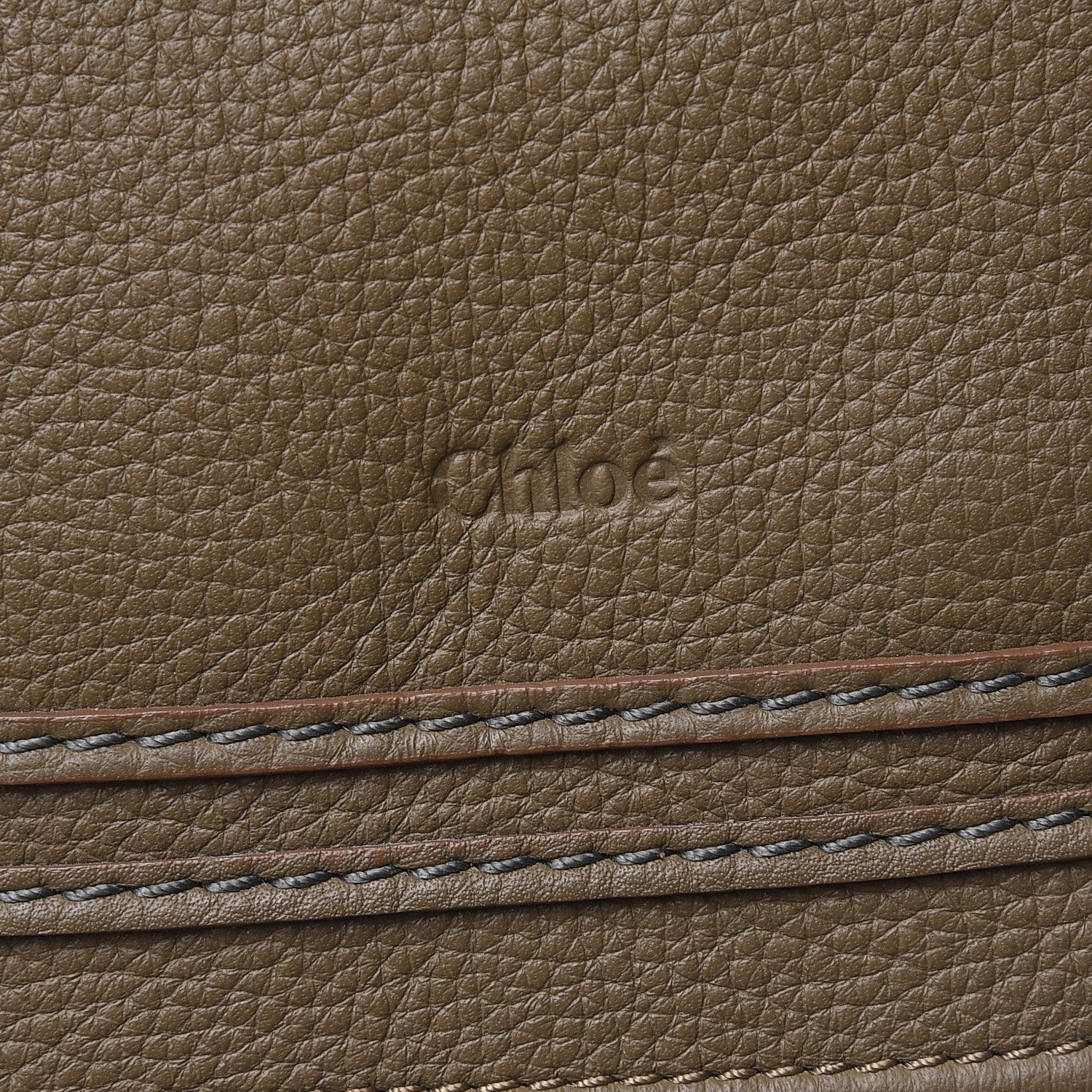Chloe Calfskin Large Marcie Satchel Anchor Grey 9 of 9