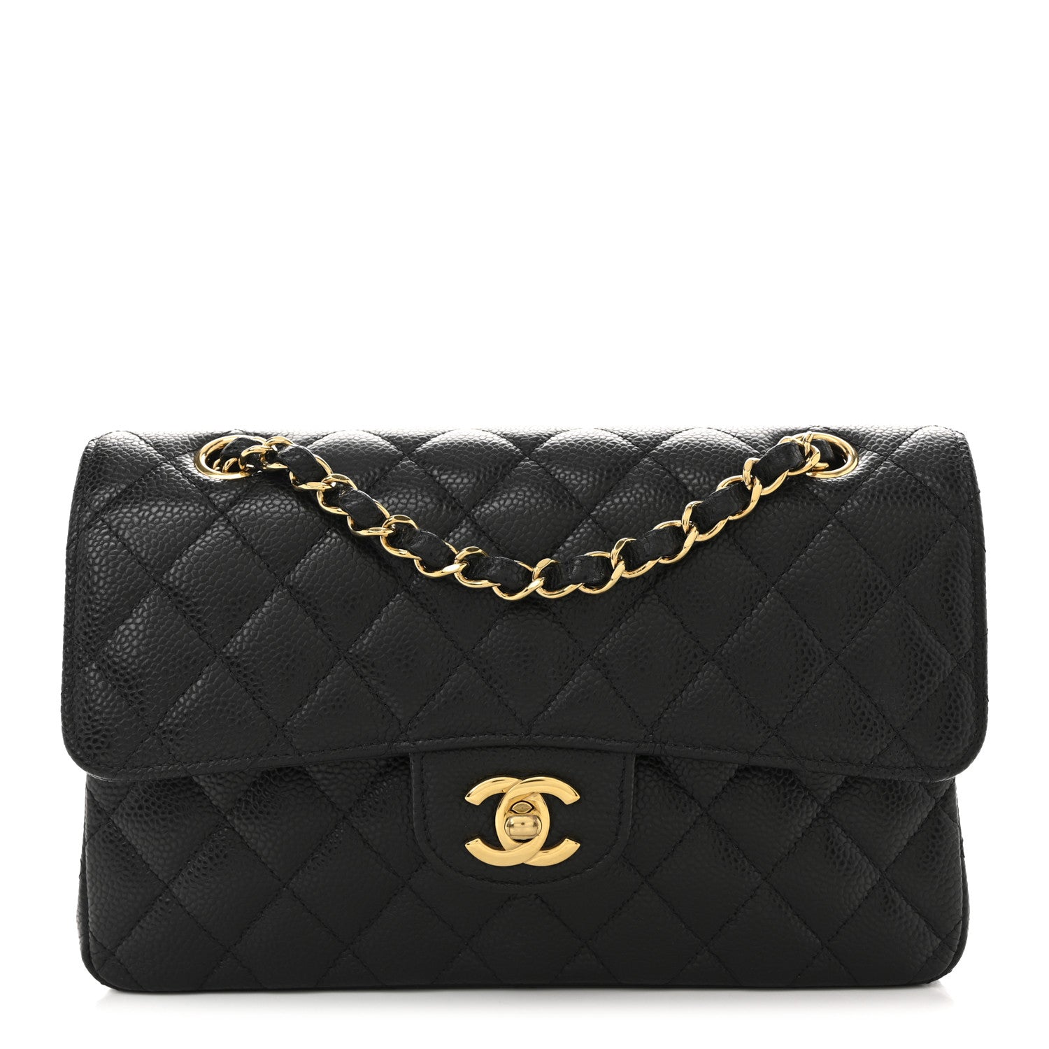 Chanel Caviar Quilted Small Double Flap Black 1 of 11