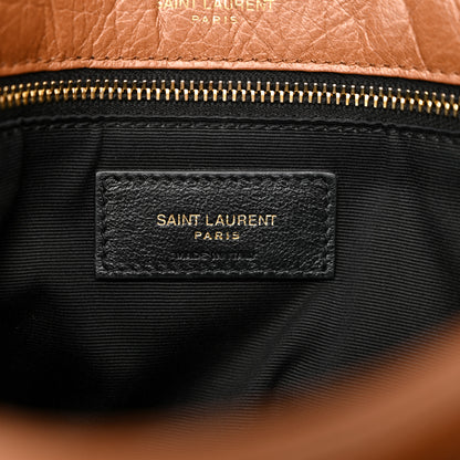 Saint Laurent Crinkled Calfskin Matelasse Monogram Medium Niki Chain Satchel Caramel 7 of 13