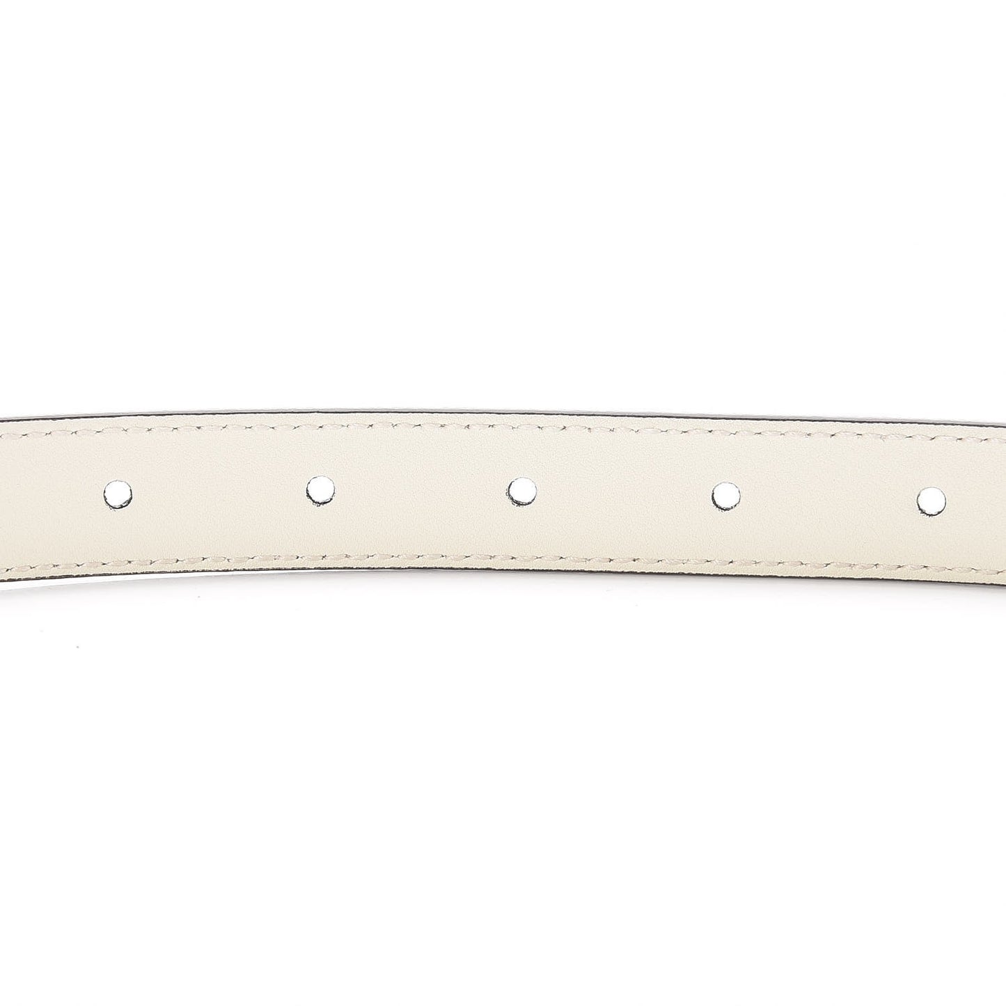 Calfskin Double G 20mm Belt 85 34 Mystic White