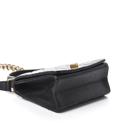 Chanel Goatskin Quilted Small Rita Top Handle Flap Black 4 of 10