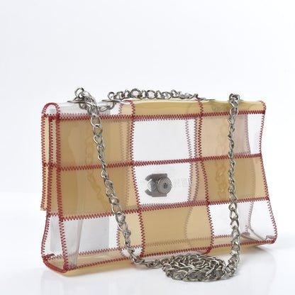 Chanel PVC Stitched Flap Beige Pink 2 of 10