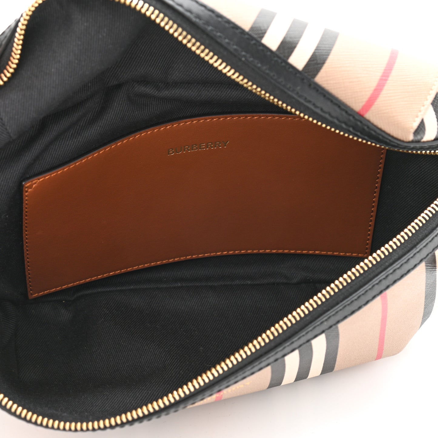 E-Canvas Icon Stripe Sonny Bum Bag Archive Beige