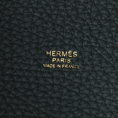 Hermes Taurillon Clemence Picotin Lock 18 PM Vert Mangrove 6 of 11