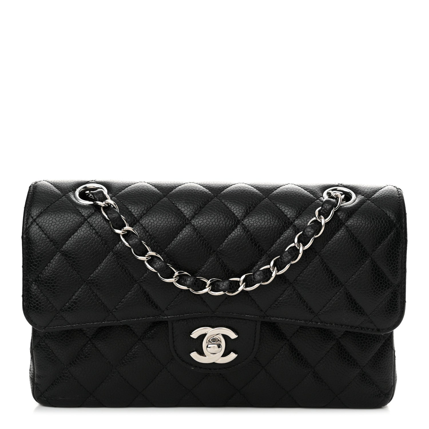 Chanel Caviar Quilted Small Double Flap Black 1 of 22