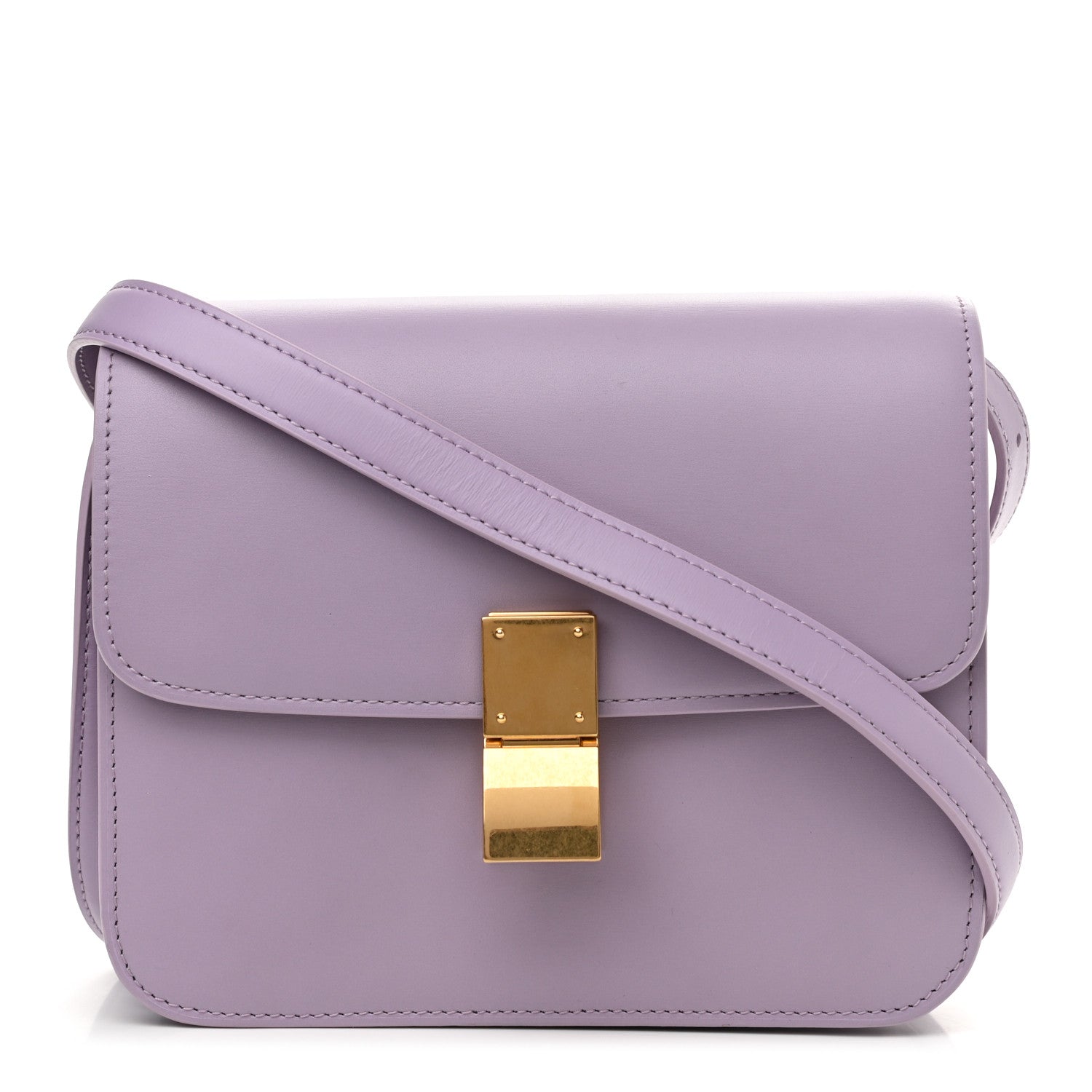 Celine Box Calfskin Teen Classic Box Flap Bag Lilas 1 of 11