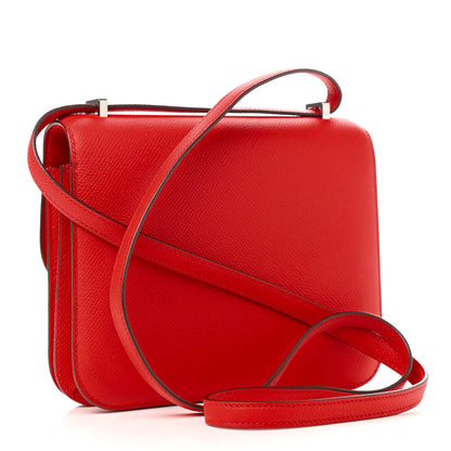 Hermes Epsom Constance 18 Rouge de Coeur 2 of 10