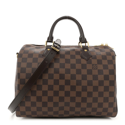 Louis Vuitton Damier Ebene Speedy Bandouliere 30 1 of 11
