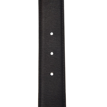 Hermes Swift Epsom 32mm H Belt 85 Black Etoupe 6 of 7