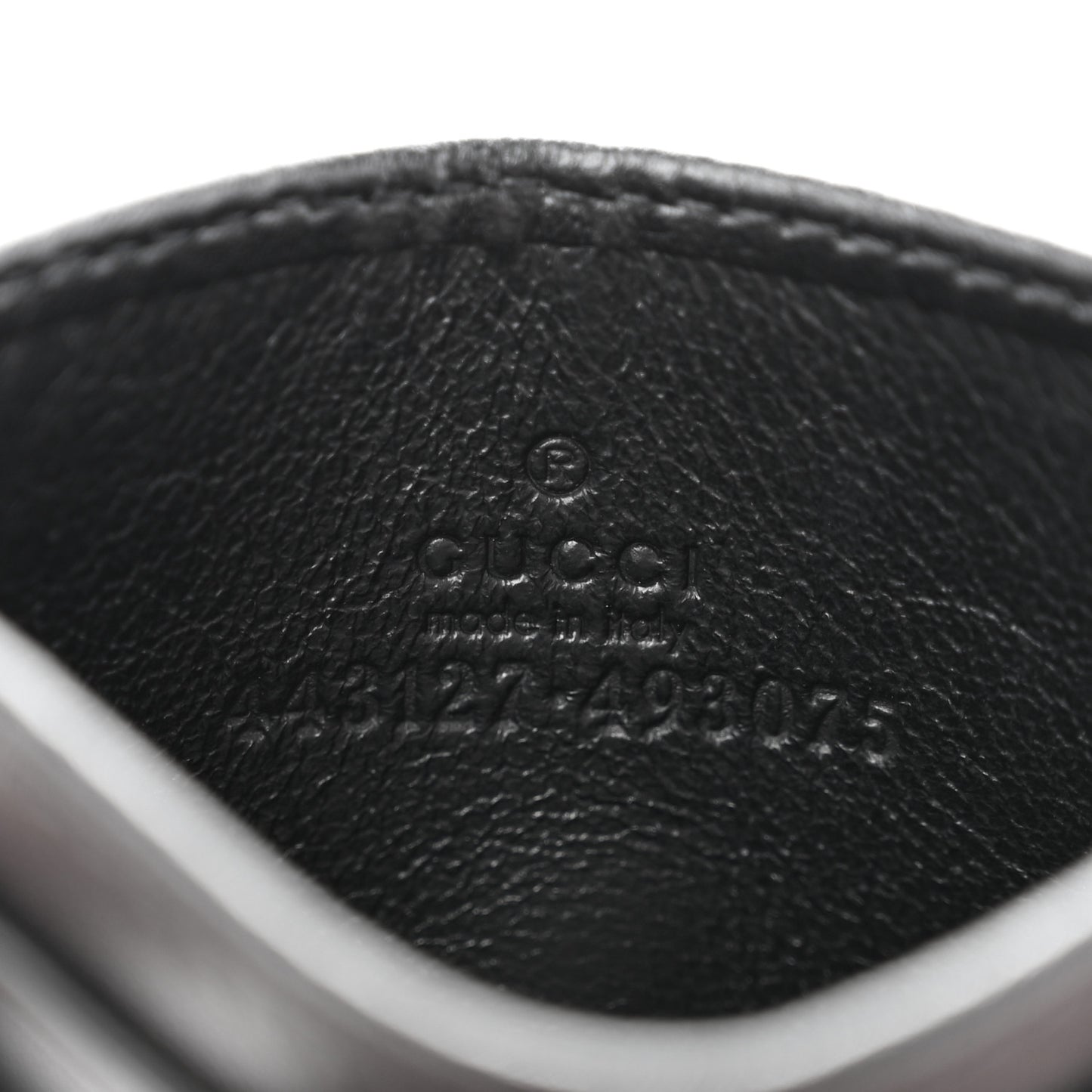 Calfskin Matelasse GG Marmont Card Holder Black