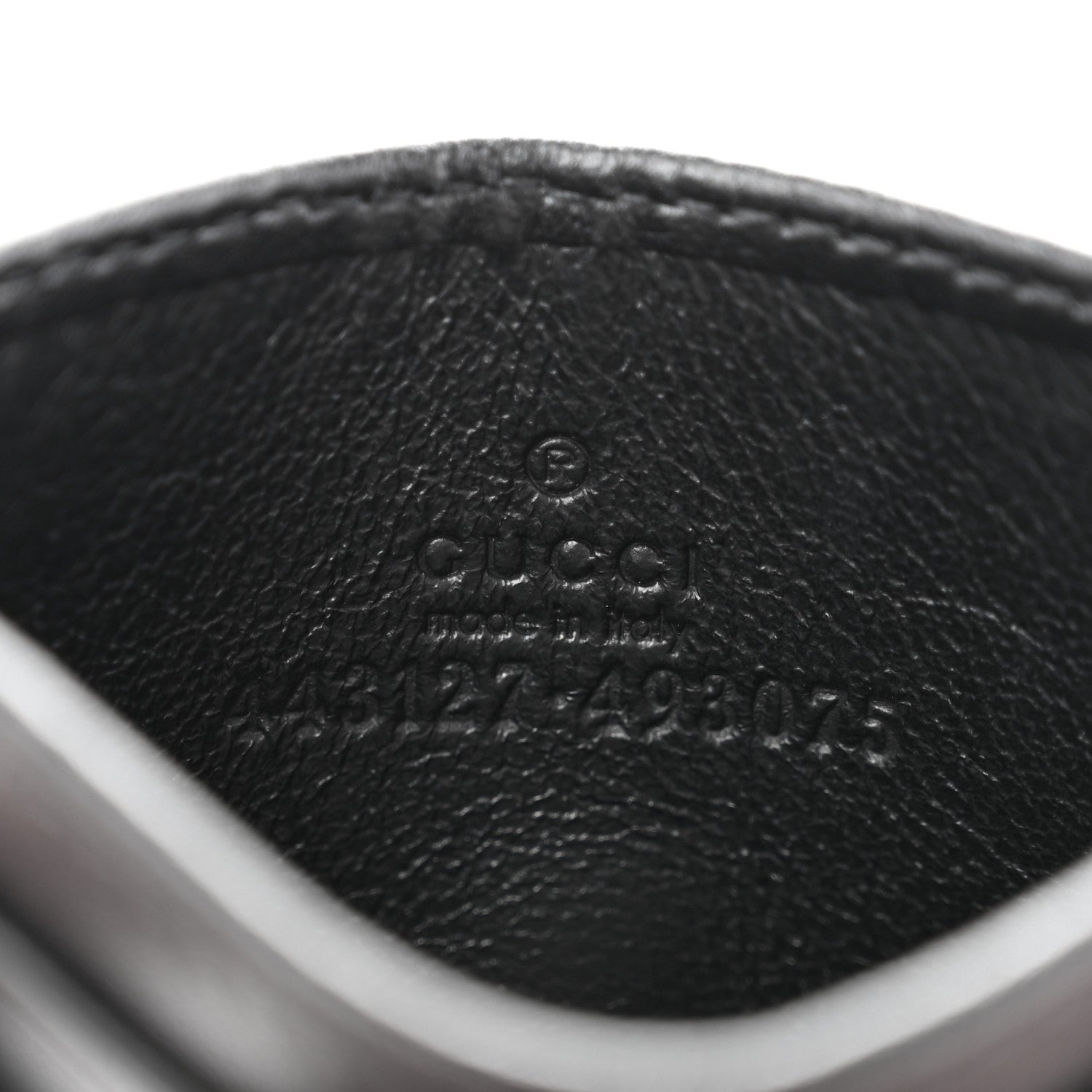 Gucci Calfskin Matelasse GG Marmont Card Holder Black 6 of 8