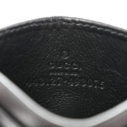 Gucci Calfskin Matelasse GG Marmont Card Holder Black 6 of 8