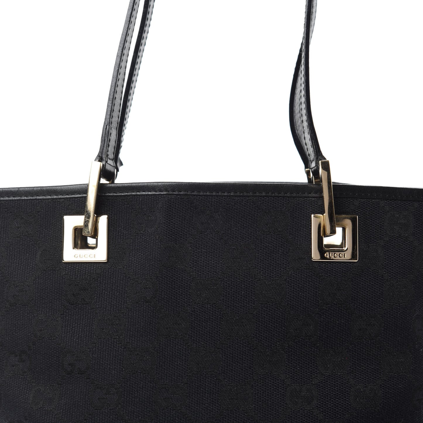 Monogram Small Bucket Tote Black