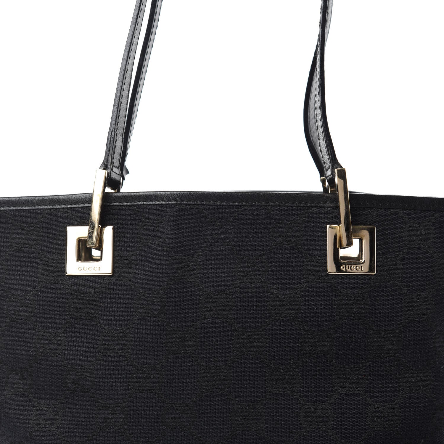 Gucci Monogram Small Bucket Tote Black 11 of 11