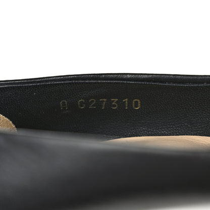 Chanel Lambskin Camellia Pumps 35 Black 8 of 12