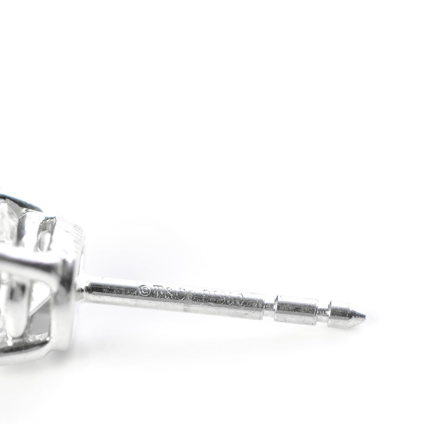 Platinum Diamond 1.51ctw Solitaire Earrings