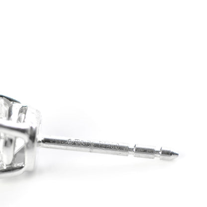 Tiffany Platinum Diamond 1.51ctw Solitaire Earrings 4 of 5