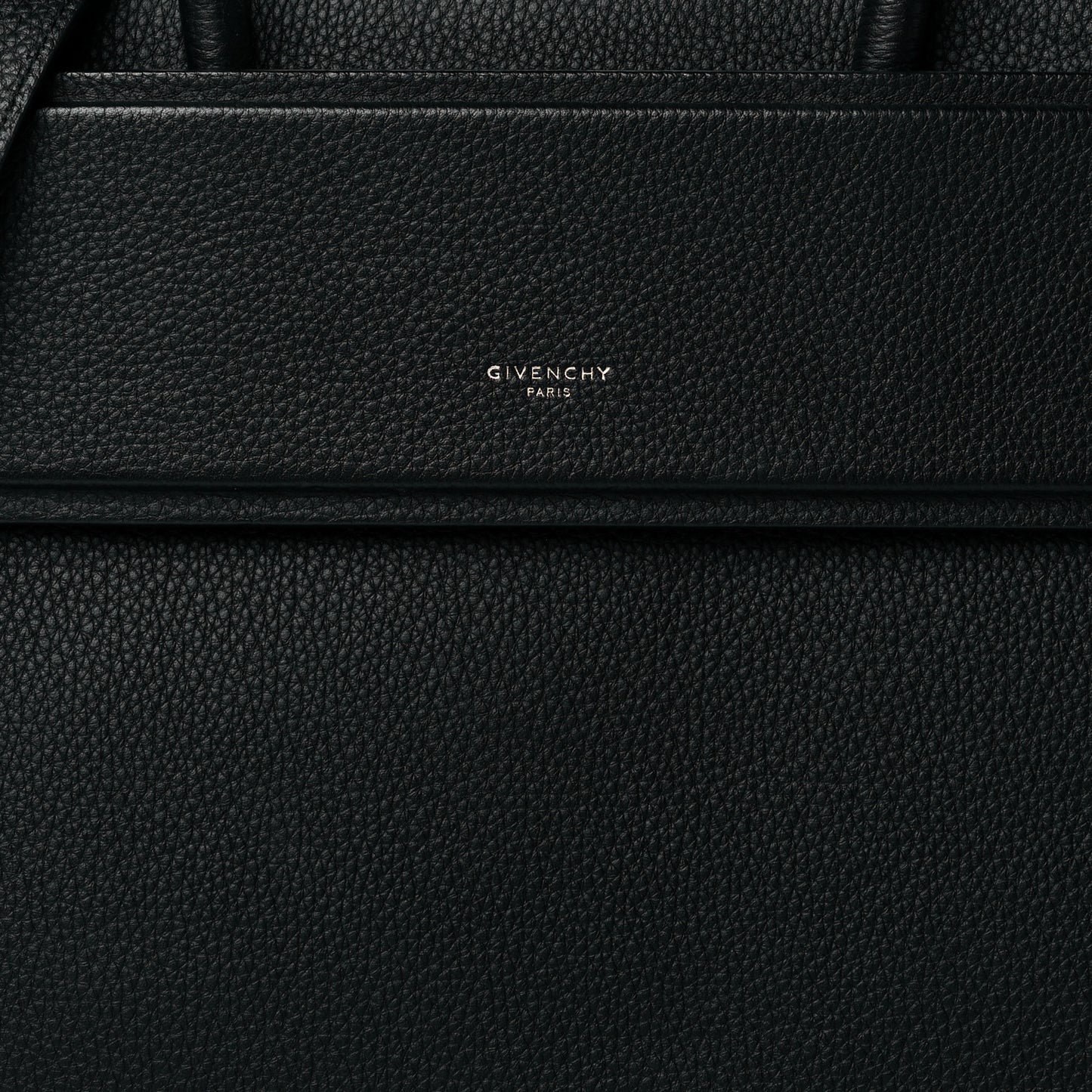 Smooth Calfskin Small Horizon Satchel Black
