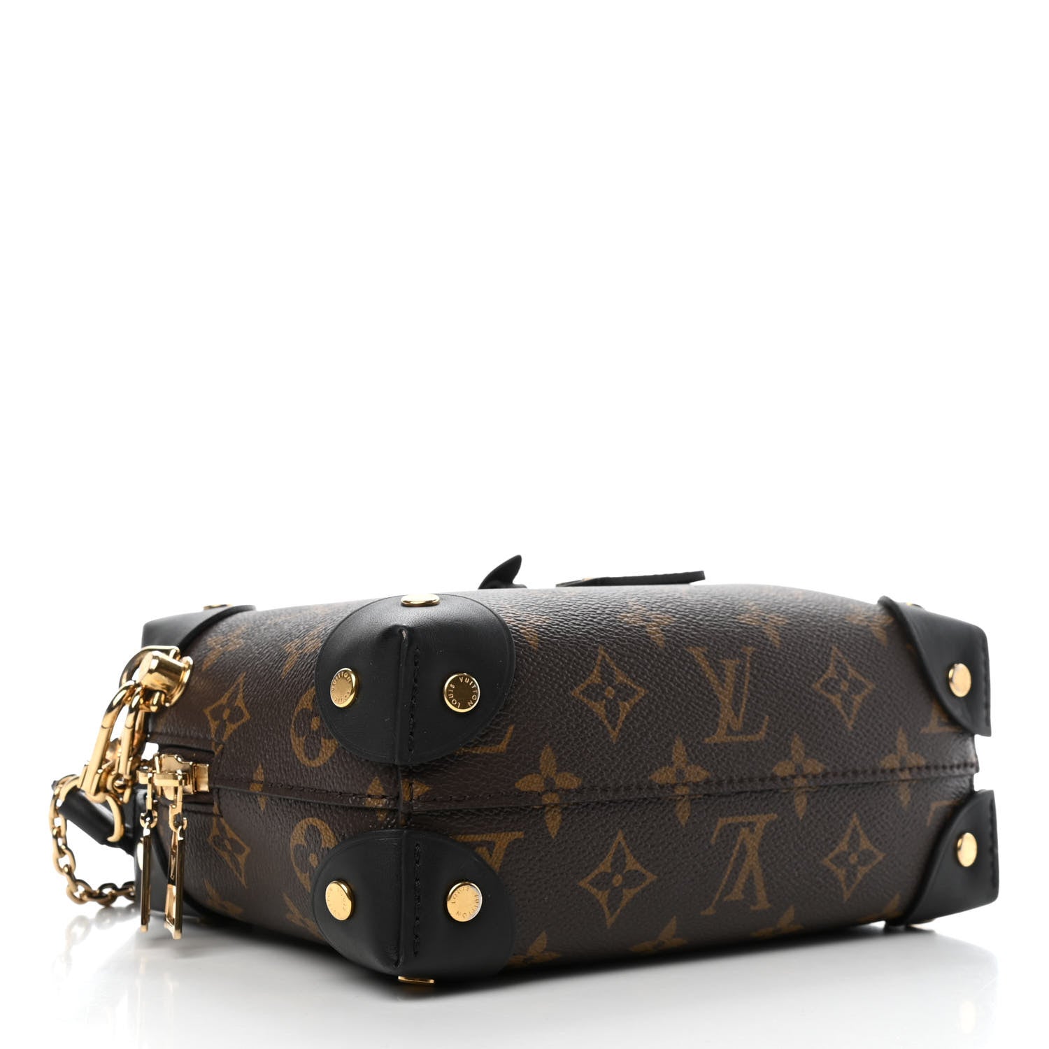 Louis Vuitton Monogram Petite Malle Souple Black 3 of 4