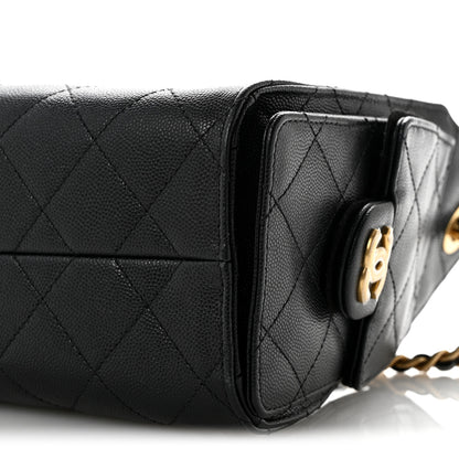 Chanel Caviar Quilted Mini Chanel 25 Handbag Black 10 of 12
