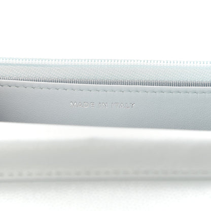 Chanel Caviar Quilted Wallet On Chain WOC Light Blue 6 of 9