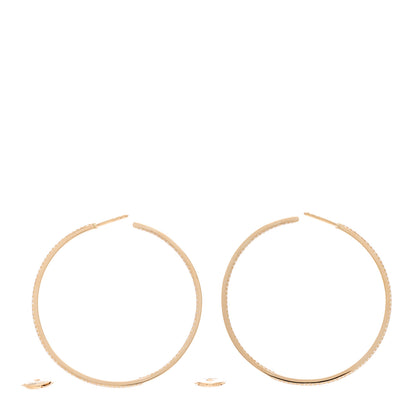 Messika 18K Rose Gold Medium Gatsby Hoop Earrings 3 of 6