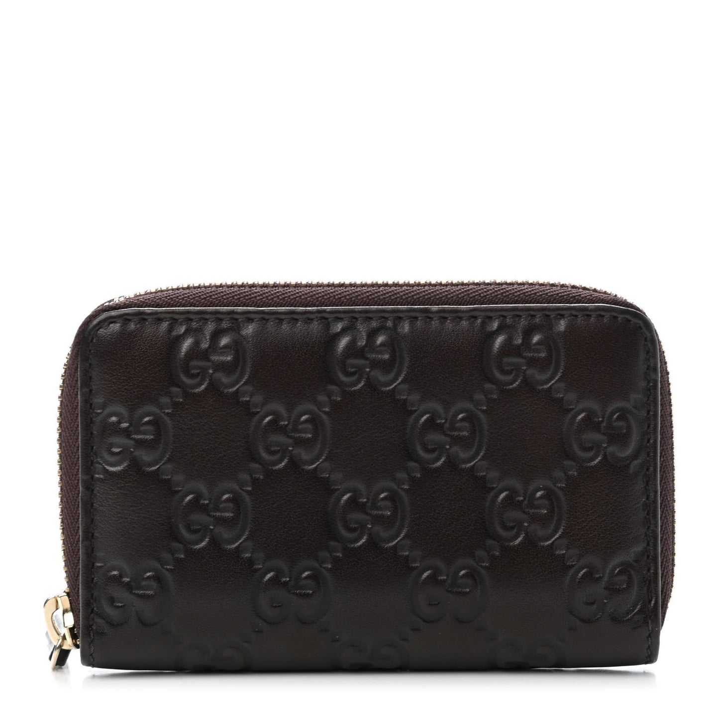 Guccissima Zip Around Card Case