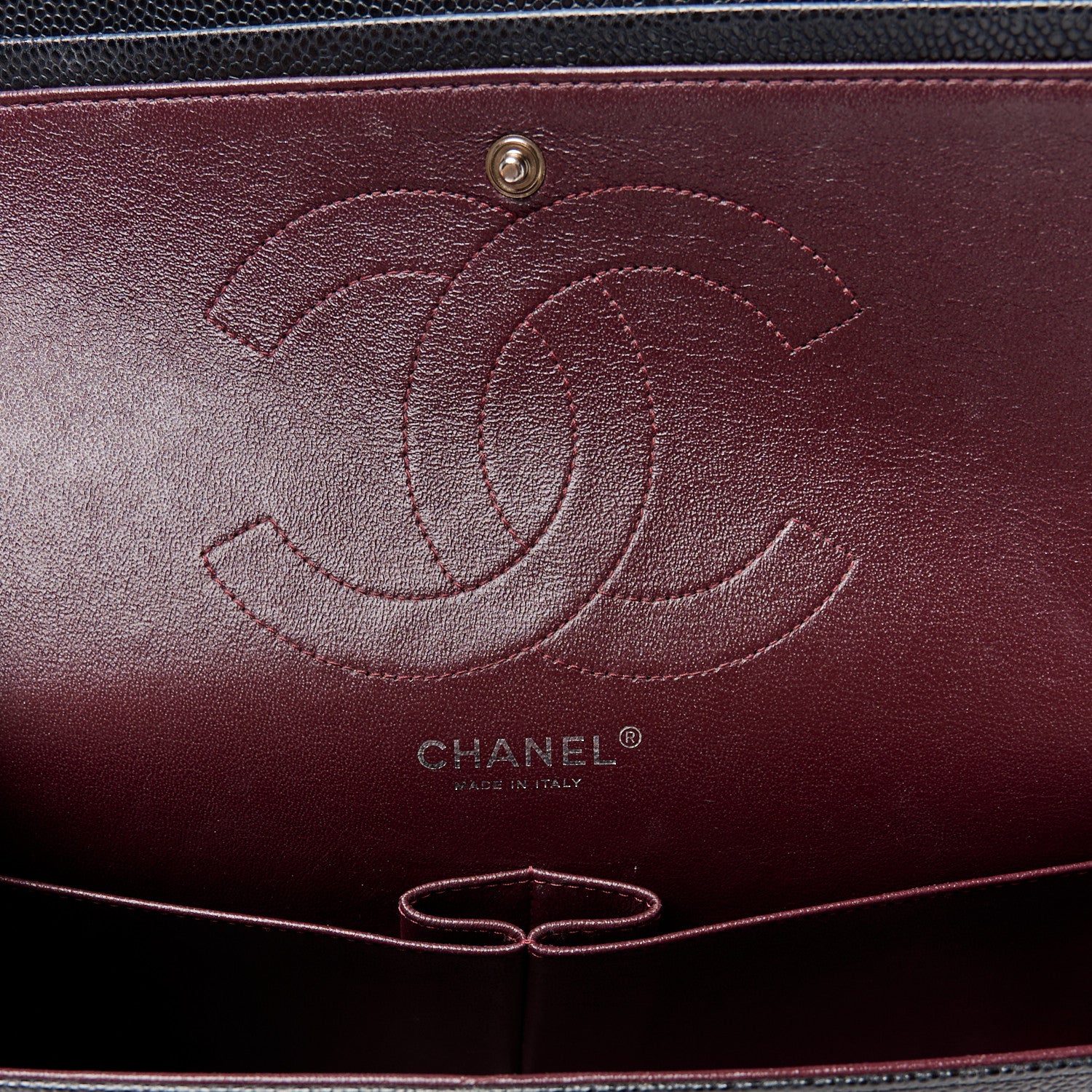 Chanel Caviar Quilted Jumbo Double Flap Black 6 of 11
